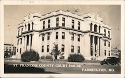 St Francois County Courthouse Postcard