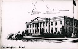 Courthouse in Davis County Farmington, UT Postcard Postcard Postcard