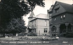 Luce County Court House Newberry, MI Postcard Postcard Postcard