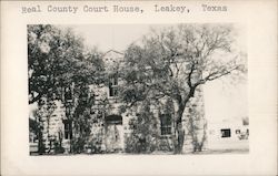 Real County Court House Leakey, TX Postcard Postcard Postcard