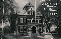 Adair County Courthouse Iowa Postcard Postcard Postcard