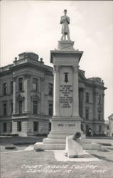 Courthouse Square Denison, IA Postcard Postcard Postcard