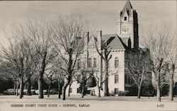 Osborne County Court House Kansas Postcard Postcard Postcard