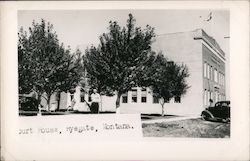 Golden Valley County Courthouse Postcard