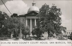 Hays County Court House San Marcos, TX Postcard Postcard Postcard