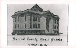 Sargent County Courthouse Postcard