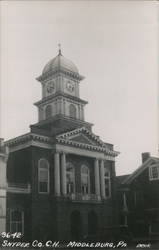 Snydee County Courthouse Postcard