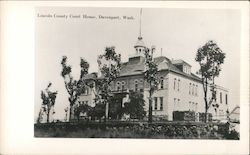 Lincoln County Court House Davenport, WA Postcard Postcard Postcard