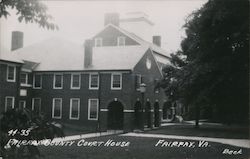 Fairfax County Courthouse Postcard