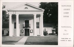 Dinwiddie County Courthouse Postcard