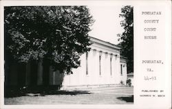 Powhatan County Courthouse Postcard