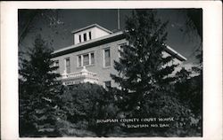 Bowman Co Courthouse Postcard