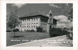 Wheatland County Courthouse Postcard