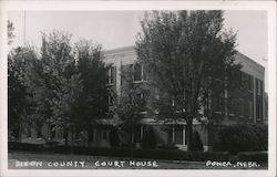 Dixon County Court House Ponca, NE Postcard Postcard Postcard