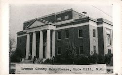 Greene County Snow Hill, NC Postcard Postcard Postcard