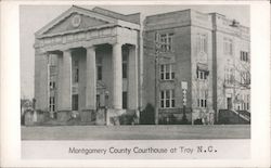 Montgomery County Courthouse Troy, NC Postcard Postcard Postcard