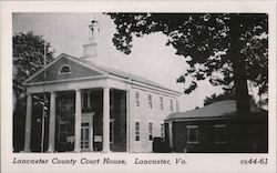 Lancaster County Courthouse Virginia Postcard Postcard Postcard