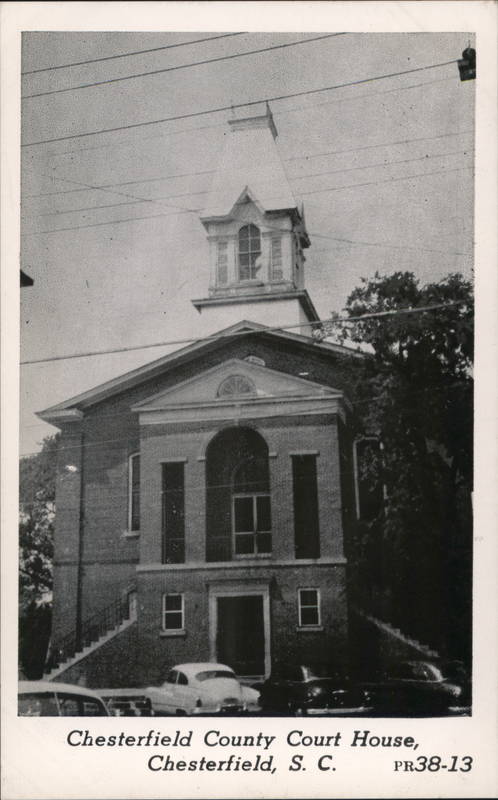 County Court House Chesterfield South Carolina