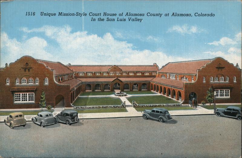 Unique Mission-Style Courthouse of Alamosa County Colorado