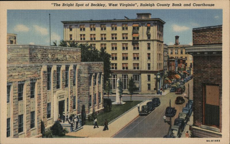 Raleigh County Bank and Courthouse Beckley West Virginia