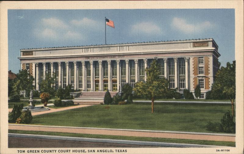 Tom Green County Courthouse San Angelo Texas