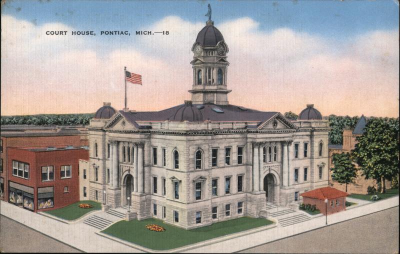 Oakland County Courthouse Pontiac Michigan