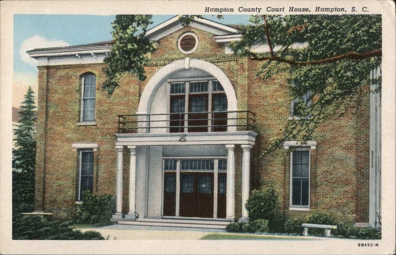 Hampton County Courthouse South Carolina