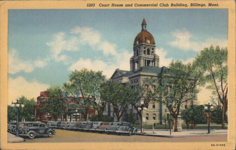 Yellowstone County Courthouse Billings, MT Postcard