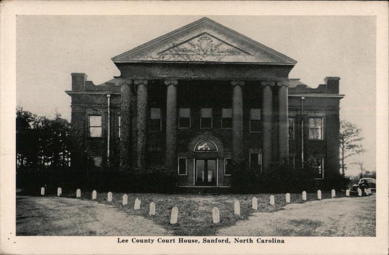 Lee County Courthouse Sanford North Carolina