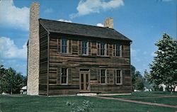 An Abraham Licoln Shrine - Postville Courthouse Postcard