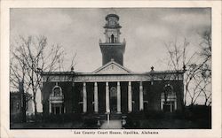 Lee County Court House Opelika, AL Postcard Postcard Postcard