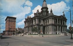 Tippecanoe County Court House and Lafayette Life Building Indiana Postcard Postcard Postcard