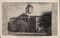 Love County Courthouse Postcard