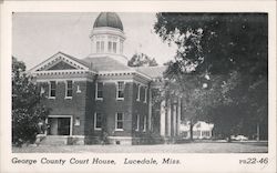 George County Courthouse Lucedale, MS Postcard Postcard Postcard