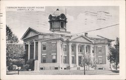 Vernon Parish Courthouse Leesville, LA Postcard Postcard Postcard