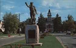 Doughboy Memorial Courthouse Postcard