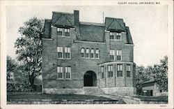 Courthouse Eminence, MO Postcard Postcard Postcard