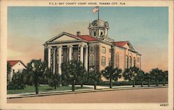 Bay County Courthouse Panama City, FL Postcard Postcard Postcard