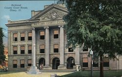 Richland County Courthouse Olney, IL Postcard Postcard Postcard