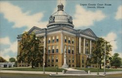 Logan County Courthouse Lincoln, IL Postcard Postcard Postcard