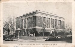 Hughes County Courthouse Holdenville, OK Postcard Postcard Postcard