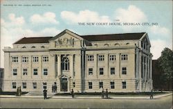 La Porte County Courthouse Michigan City, IN Postcard Postcard Postcard