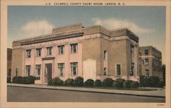 Caldwell County Courthouse Lenoir, NC Postcard Postcard Postcard