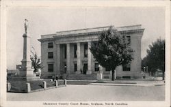 Alamance County Courthouse Postcard