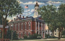 Pasquitank County Courthouse Elizabeth City, NC Postcard Postcard Postcard