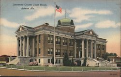 Limestone County Courthouse, Athens, Ala. Postcard