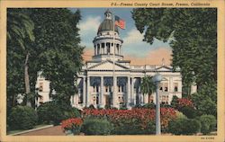 Fresno Courthouse California Postcard Postcard Postcard