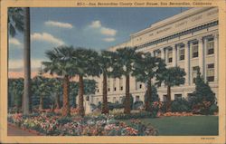 San Bernardino County Courthouse California Postcard Postcard Postcard