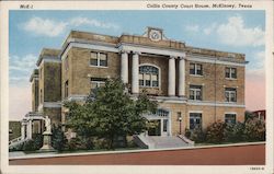 Court House Temple Of Justice McKinney, TX Postcard Postcard Postcard