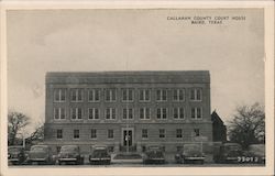 Callahan County Courthouse Baird, TX Postcard Postcard Postcard